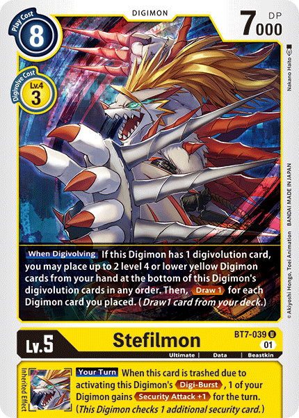 BT7-039 Stefilmon Uncommon