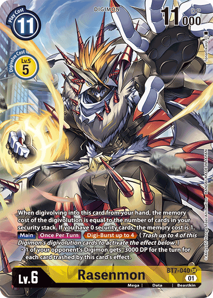 BT7-040 ALTERNATE ART Rasenmon