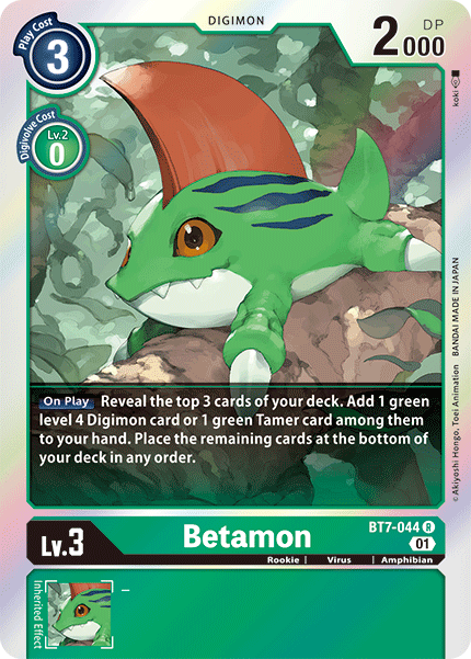 BT7-044 Betamon Rare