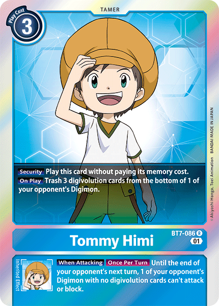 BT7-086 Tommy Himi Rare