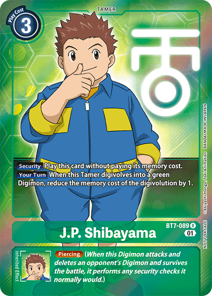 BT7-089 ALTERNATE ART J.P. Shibayama