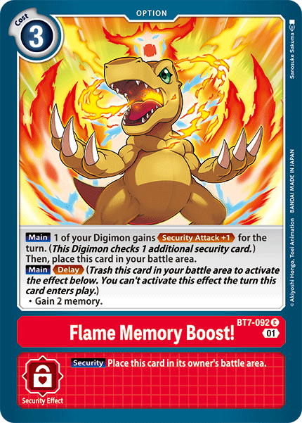 BT7-092 Flame Memory Boost! Common