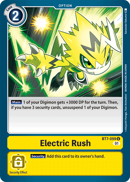 BT7-099 Electric Rush Uncommon