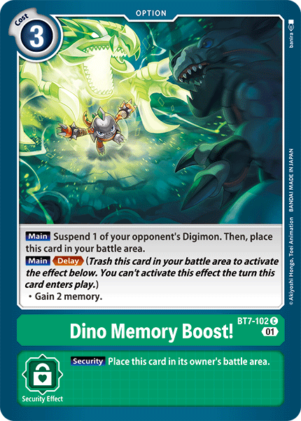 BT7-102 Dino Memory Boost! Common