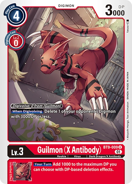 BT9-009 Guilmon X Antibody Uncommon