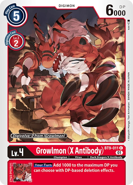 BT9-011 Growlmon X Antibody Common