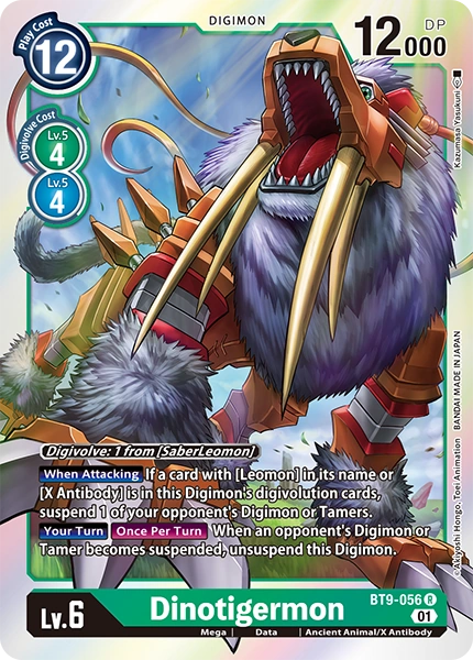 BT9-056 Dinotigermon Rare