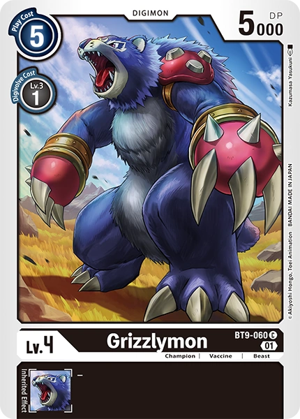 BT9-060 Grizzlymon Common