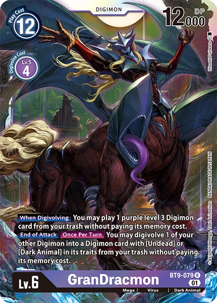 BT9-079 GranDracmon Rare