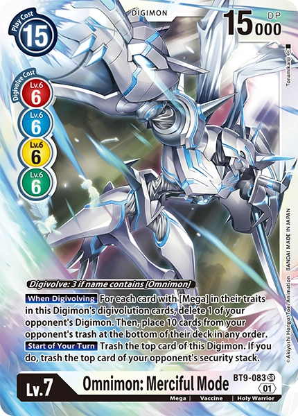 BT9-083 Omnimon: Merciful Mode Super Rare