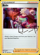 124/159 Bede Holo Rare Crown Zenith