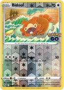 059/078 Bidoof Common Reverse Holo Pokemon GO