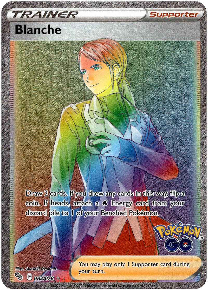 082/078 Blanche Secret Rare Pokemon GO