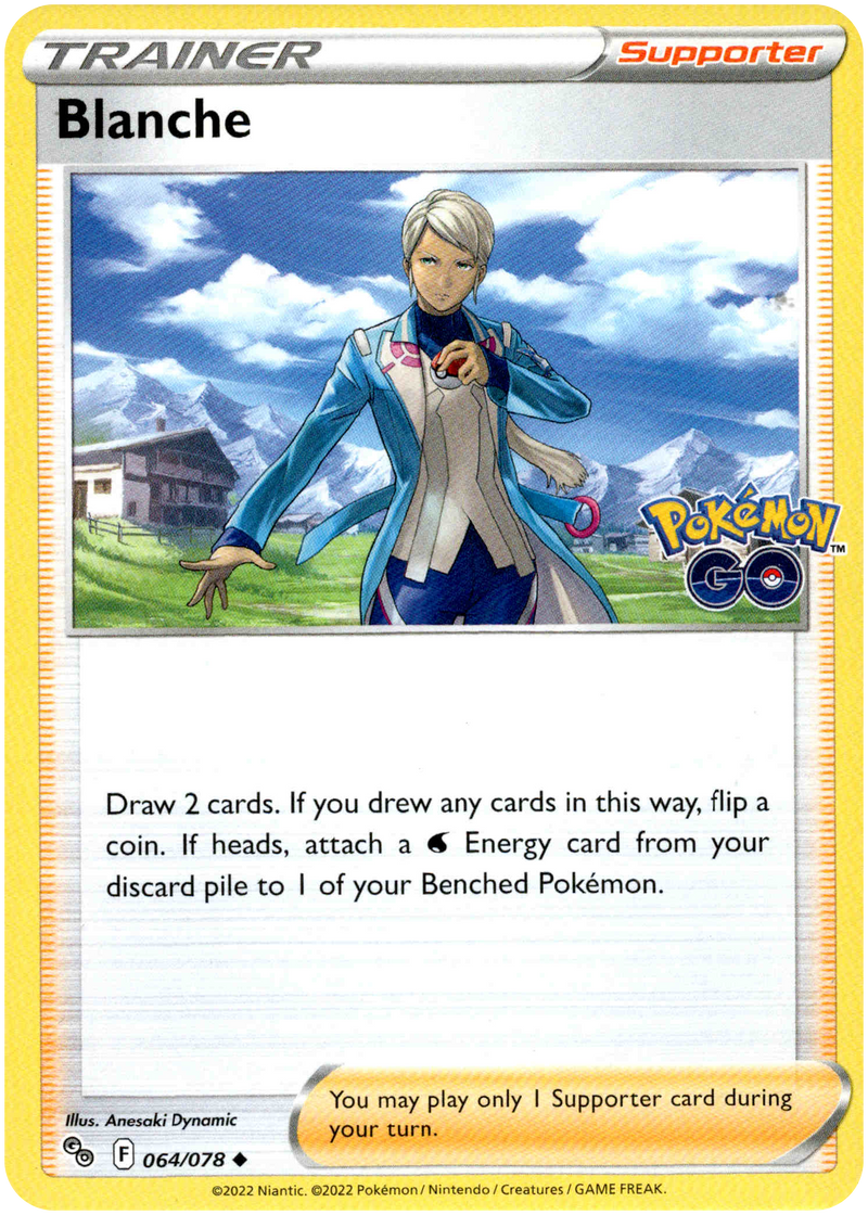 064/078 Blanche Uncommon Pokemon GO