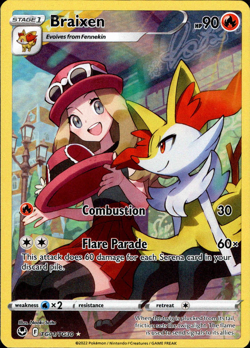 TG01/TG30 Braixen Silver Tempest