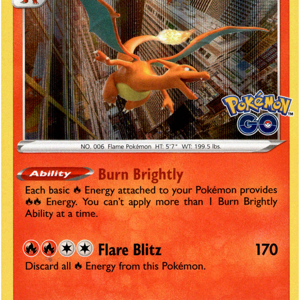 010/078 Charizard Holo Rare Pokemon GO