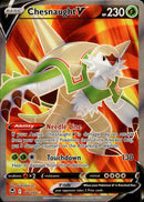 171/195 Chesnaught V Full Art Silver Tempest