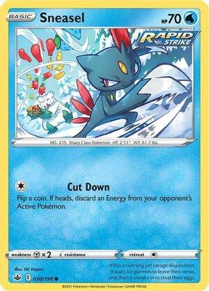 030/198 Sneasel Common Chilling Reign