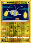 051/195 Chinchou Common Reverse Holo Silver Tempest