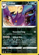 105/195 Crobat Rare Reverse Holo Silver Tempest