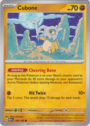 104/165 Cubone Common Scarlet & Violet 151