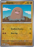050/165 Diglett Common Reverse Holo Scarlet & Violet 151