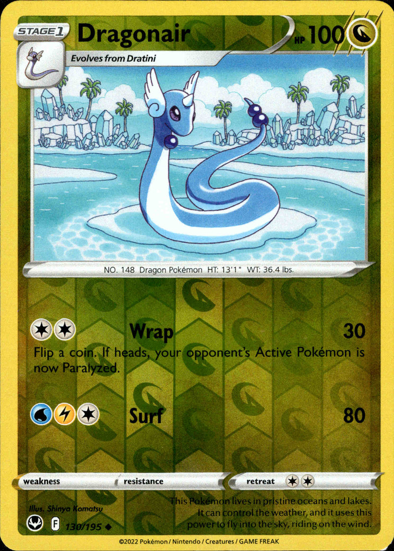 130/195 Dragonair Uncommon Reverse Holo Silver Tempest