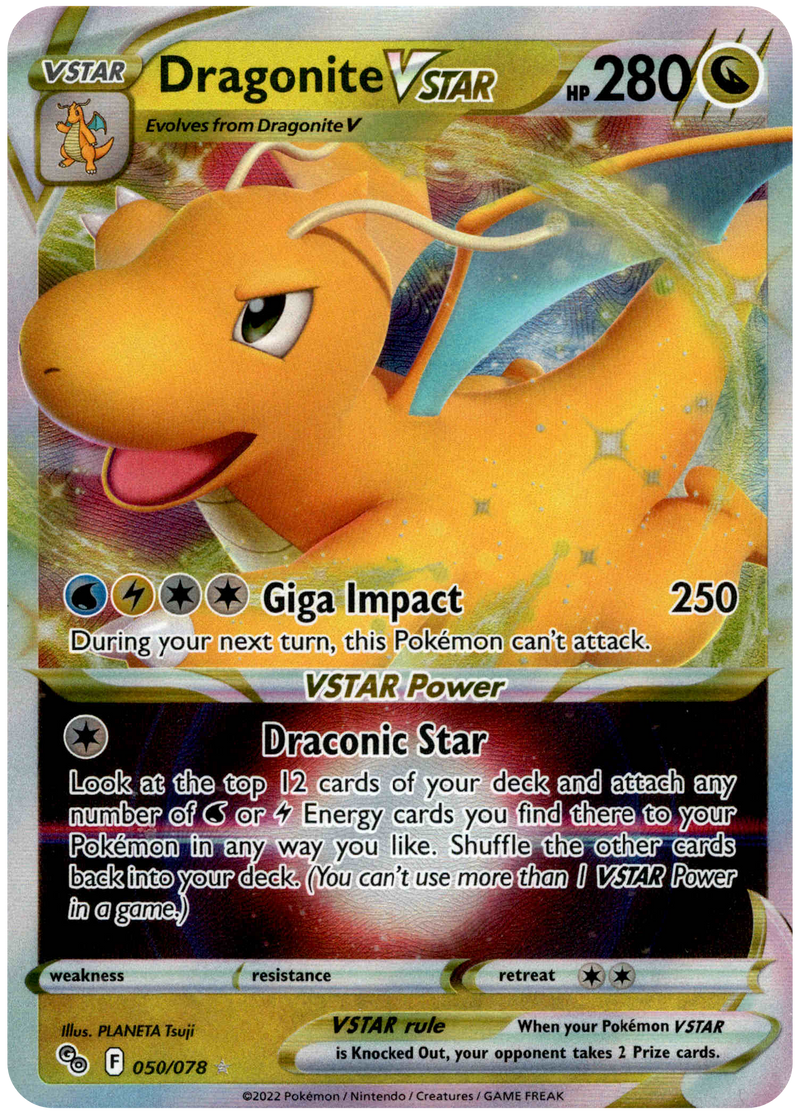 050/078 Dragonite VSTAR Pokemon GO