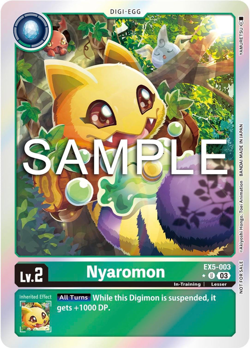 EX05-003 Nyaromon Box Topper