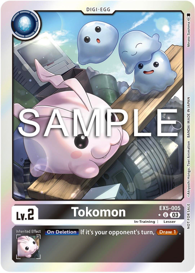 EX05-005 Tokomon Box Topper