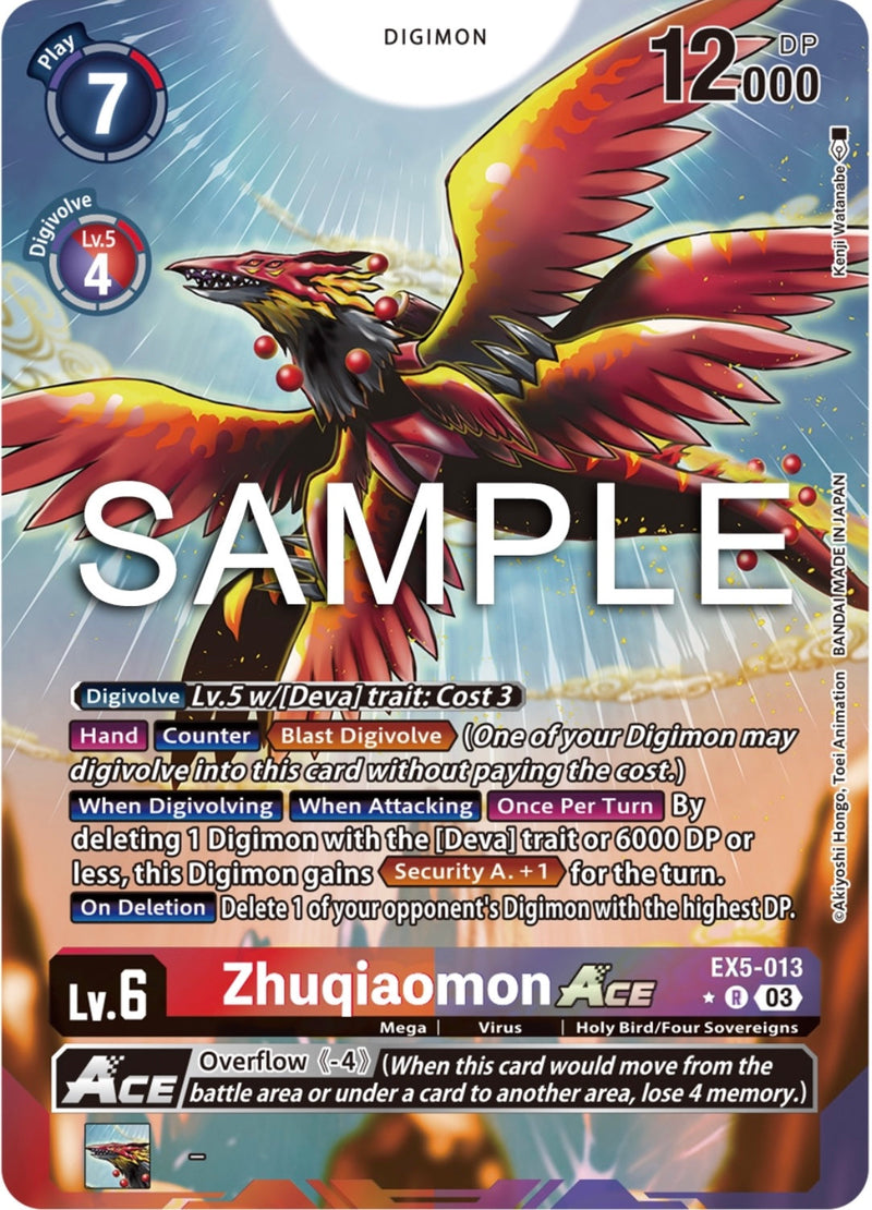 EX05-013 Zhuqiaomon ACE Alternate Art