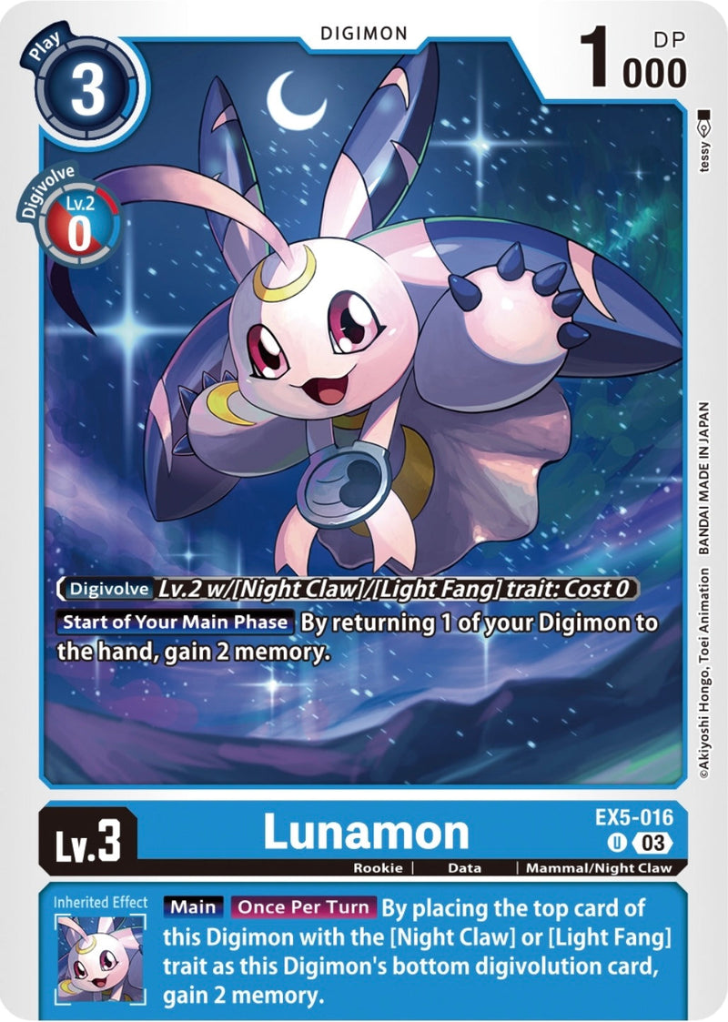 EX05-016 Lunamon Uncommon