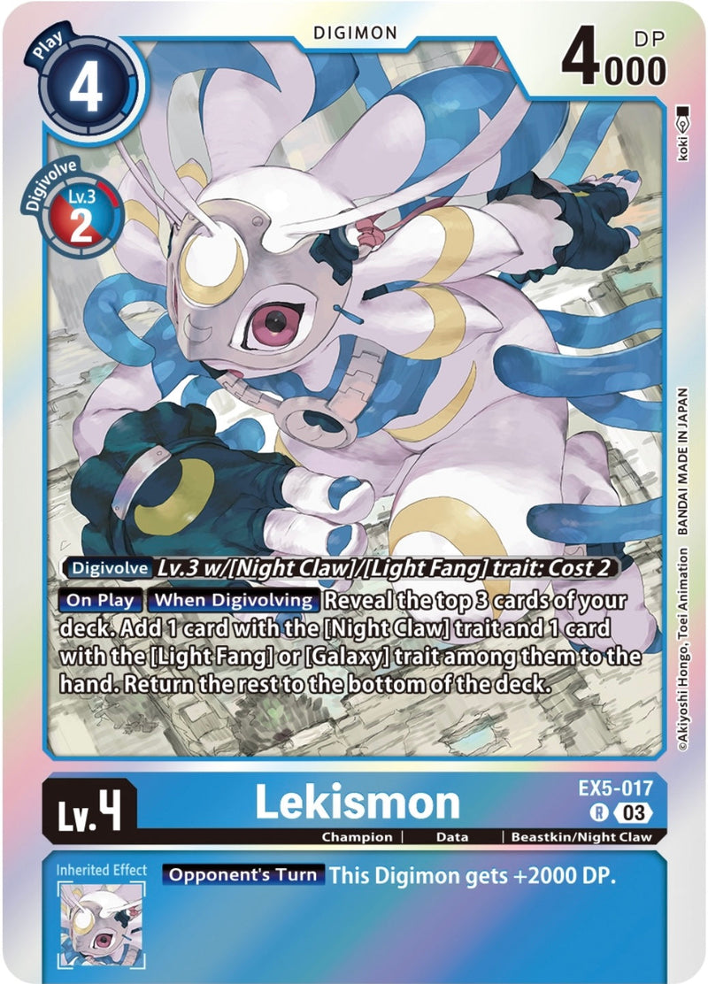 EX05-017 Lekismon Rare