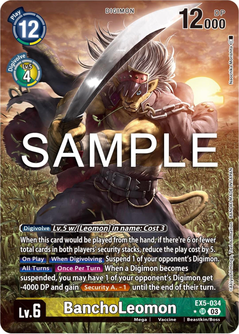 EX05-034 BanchoLeomon Alternate Art