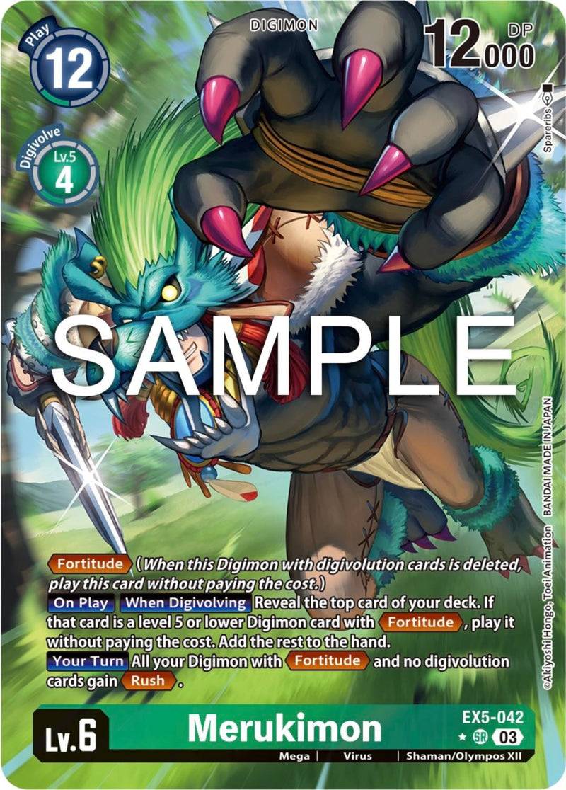 EX05-042 Merukimon Alternate Art