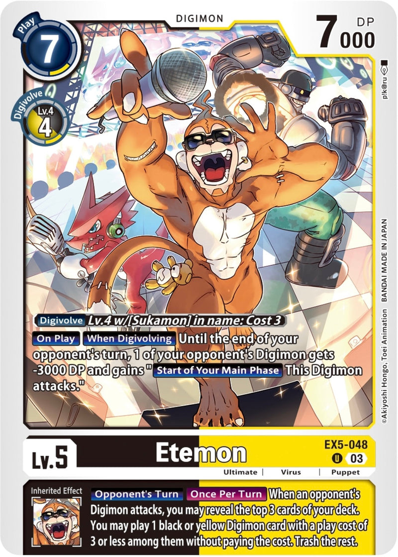 EX05-048 Etemon Uncommon