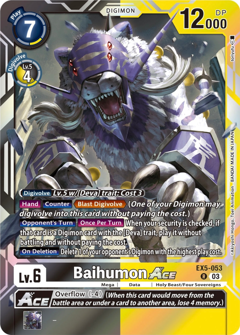 EX05-053 Baihumon ACE Rare