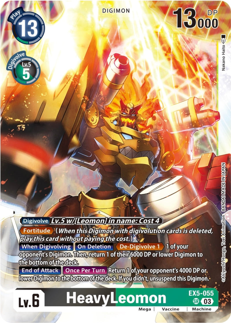 EX05-055 HeavyLeomon Super Rare