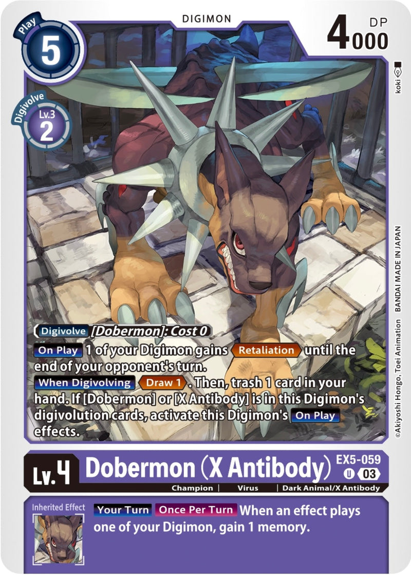 EX05-059 Dobermon (X Antibody) Uncommon