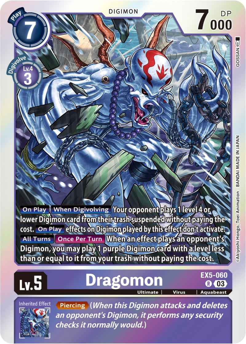 EX05-060 Dragomon Rare