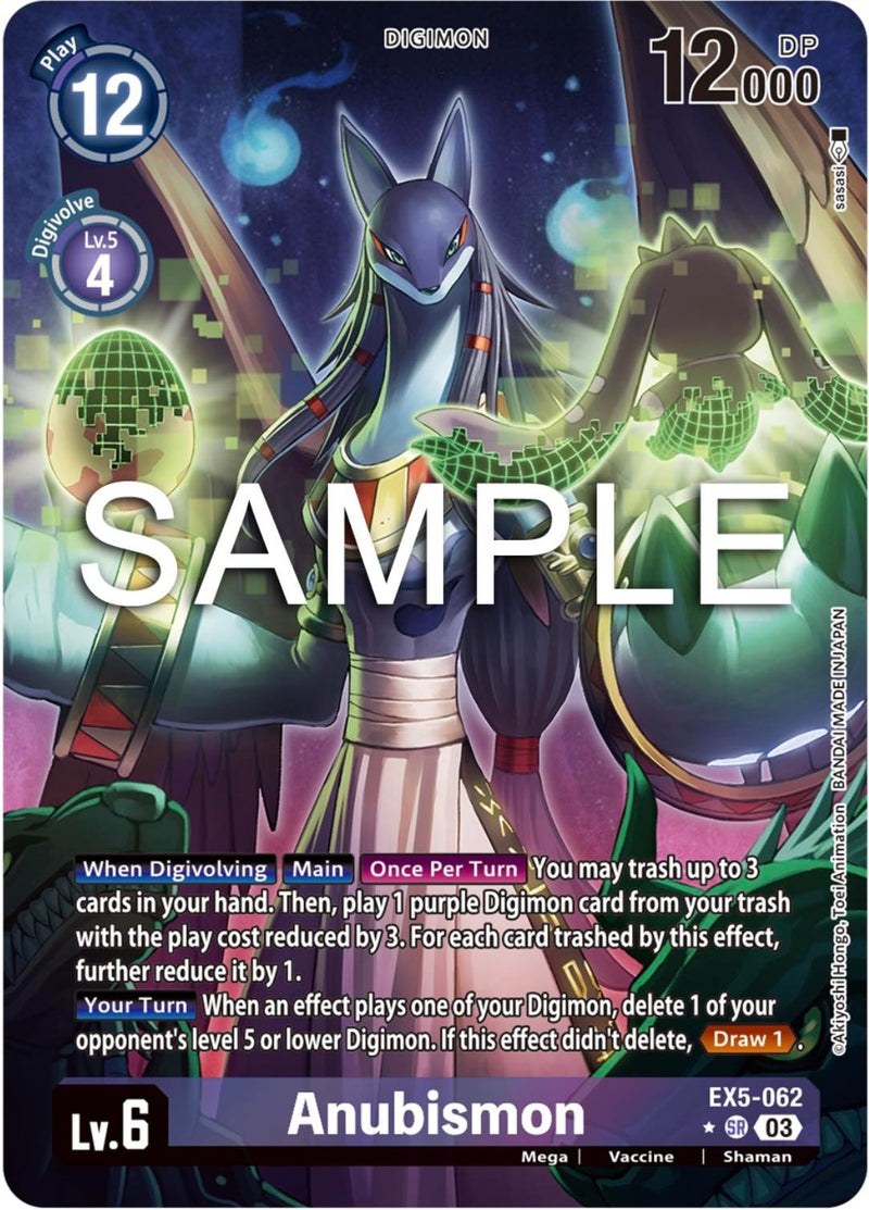 EX05-062 Anubismon Alternate Art