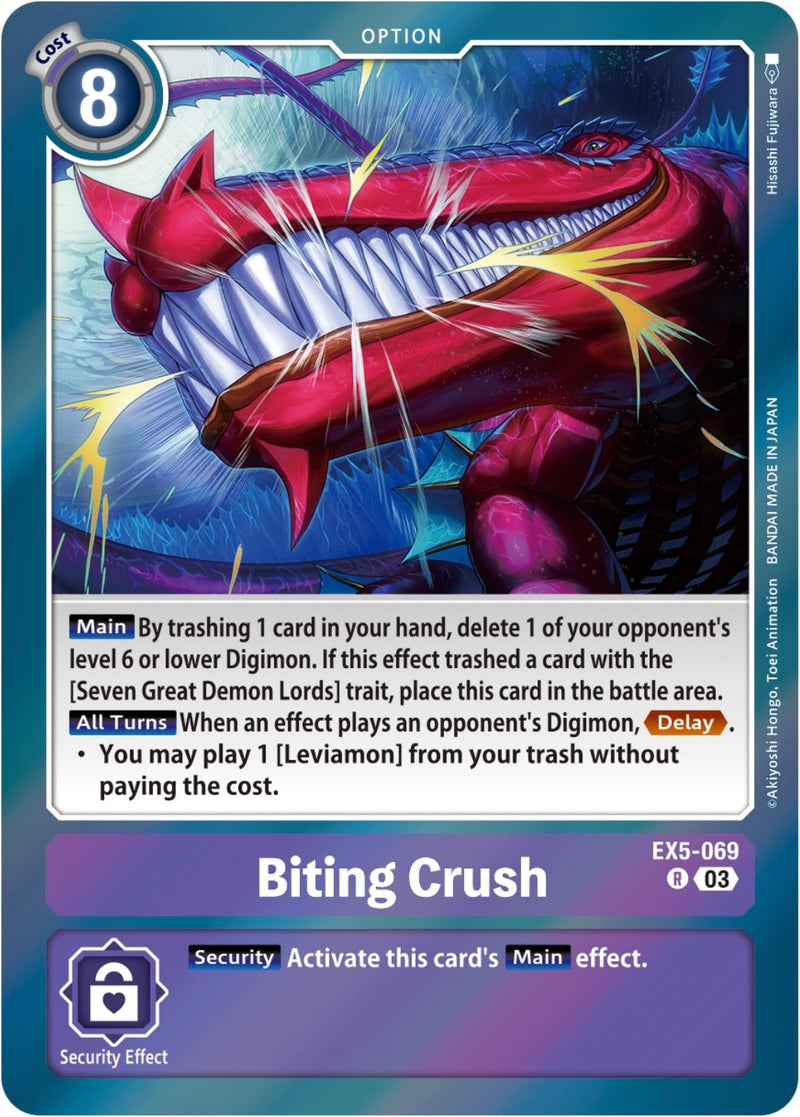 EX05-069 Biting Crush Rare