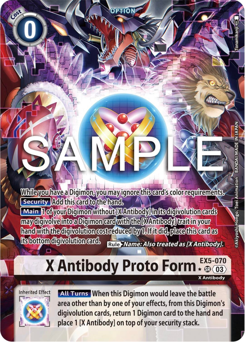 EX05-070 X Antibody Proto Form Alternate Art