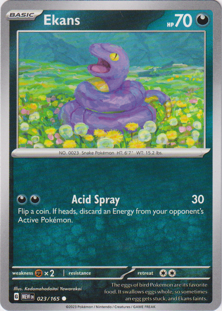 023/165 Ekans Common Scarlet & Violet 151