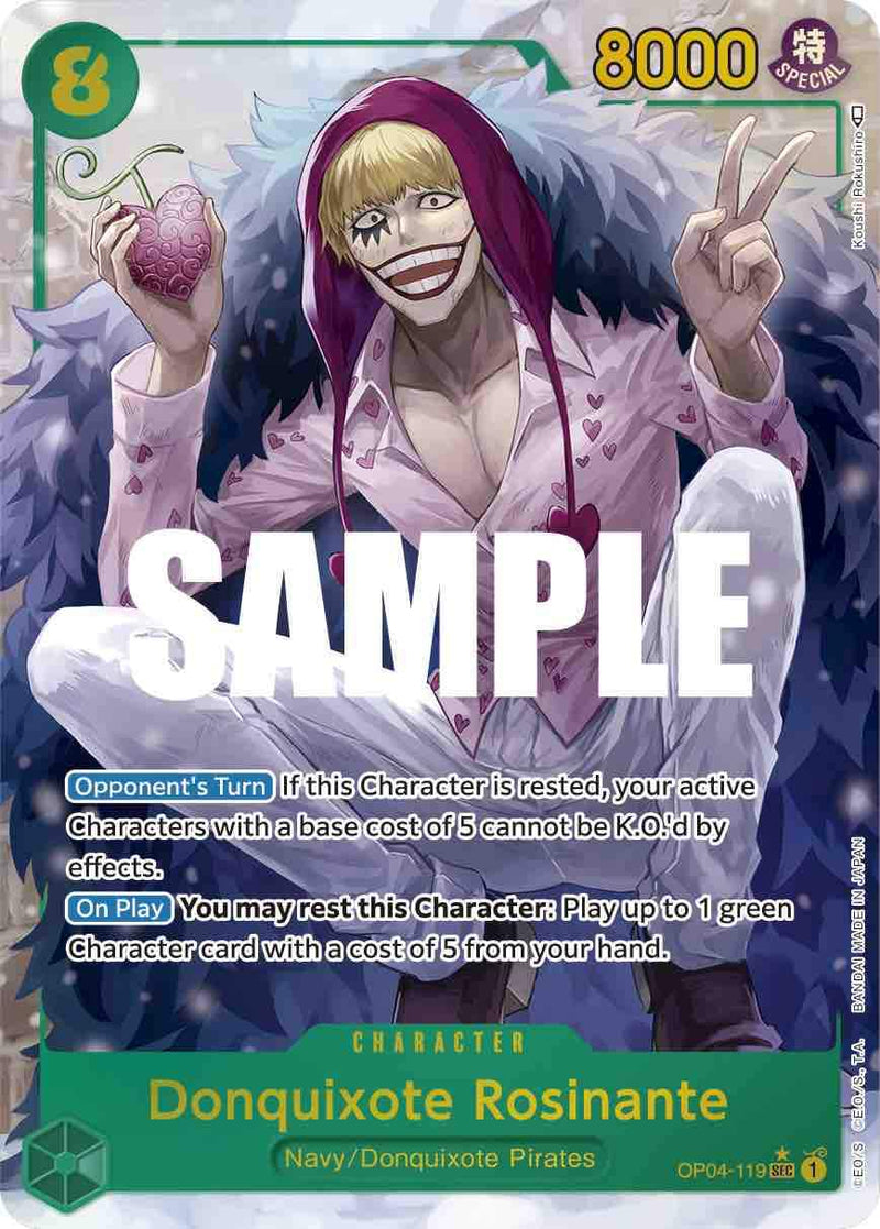 OP04-119A - Donquixote Rosinante Alternate Art