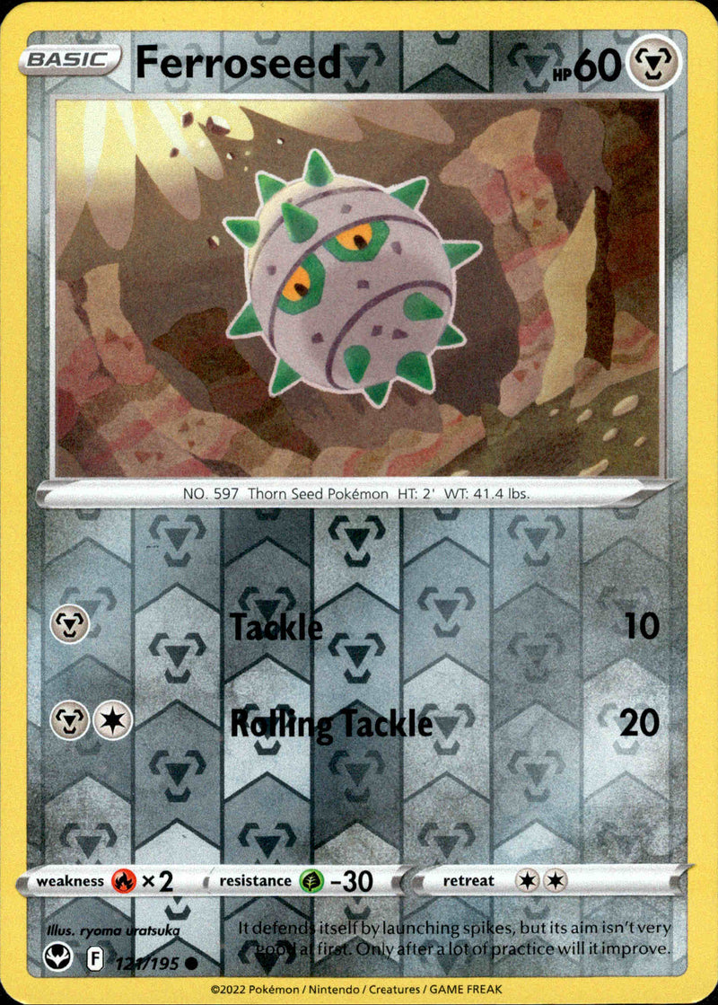 121/195 Ferroseed Common Reverse Holo Silver Tempest