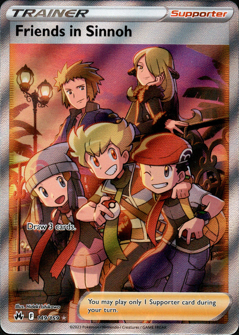 149/159 Friends in Sinnoh Full Art Crown Zenith