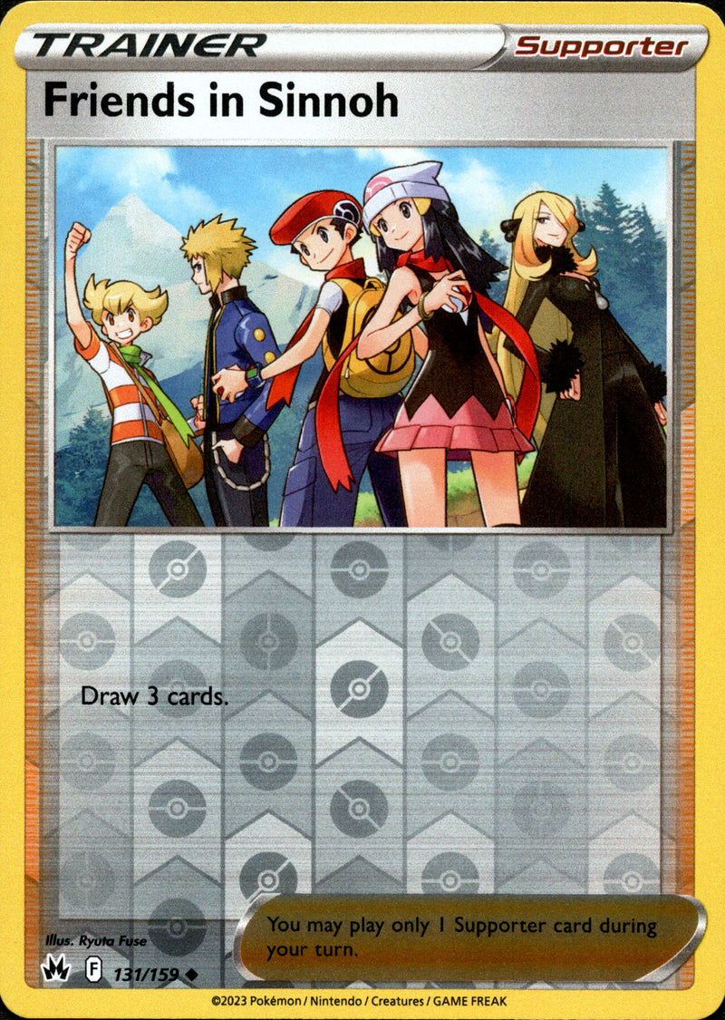 131/159 Friends in Sinnoh Uncommon Reverse Holo Crown Zenith