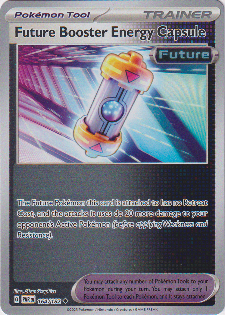 164/182 Future Booster Energy Capsule Uncommon Reverse Holo Paradox Rift