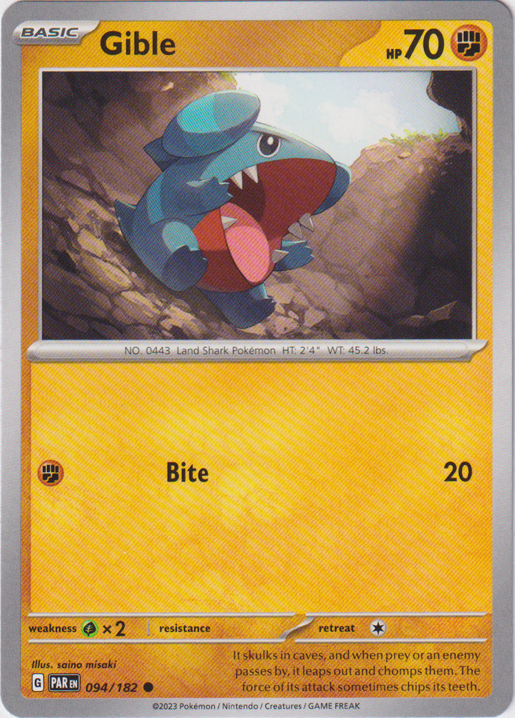 094/182 Gible Common Paradox Rift